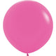Sempertex Deluxe Fuchsia 24" Latex Balloons - 3pk