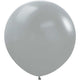 Sempertex Deluxe Grey 24" Latex Balloons - 3pk