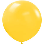 Sempertex Deluxe Honey Yellow 24" Latex Balloons - 3pk