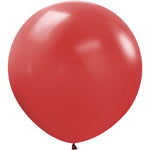 Sempertex Deluxe Imperial Red 24" Latex Balloons - 3pk