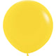 Sempertex Fashion Yellow 24" Latex Balloons - 3pk