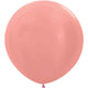 Sempertex Metallic Rose Gold 24" Latex Balloons - 3pk