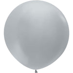 Sempertex Metallic Silver 24" Latex Balloons - 3pk