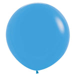 Sempertex Neon Blue 24" Latex Balloons - 3pk