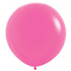 Sempertex Neon Magenta 24" Latex Balloons - 3pk