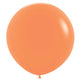 Sempertex Neon Orange 24" Latex Balloons - 3pk