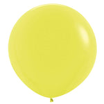 Sempertex Neon Yellow 24" Latex Balloons - 3pk