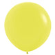 Sempertex Neon Yellow 24" Latex Balloons - 3pk
