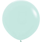 Sempertex Pastel Matte Green 24" Latex Balloons - 3pk