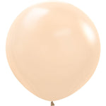Sempertex Pastel Matte Malibu Peach 24" Latex Balloons - 3pk