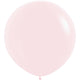 Sempertex Pastel Matte Pink 24" Latex Balloons - 3pk
