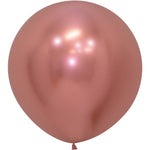 Sempertex Reflex Rose Gold 24" Latex Balloons - 3pk