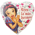 Snow White Hermosa Heart 18" Foil