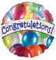 18" Congrats Balloons 2 Sided