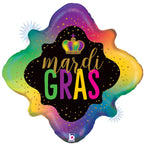Opal Mardi Gras 29" Balloon