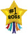 #1 Boss Star 43" Balloon