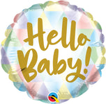 Hello Baby 4" Air-fill Balloon (requires heat sealing)