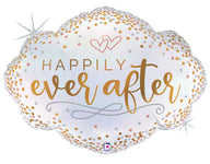 Happily Ever After Confetti 36" Balloon