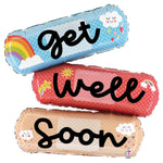 Cheerful Get Well Bandages 47" Balloon