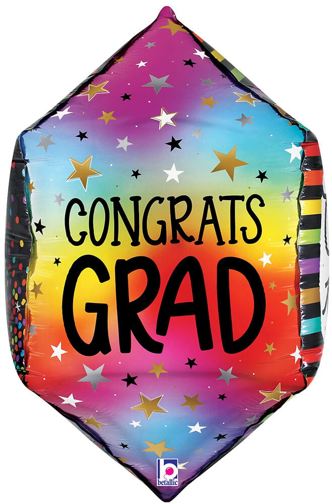 Dimensional Colorful Grad 22″ Balloon – instaballoons Wholesale