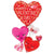 Special Delivery Valentine Happy Hearts 58″ Balloon
