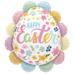 Ruffled Floral Easter Egg 30″ Balloon