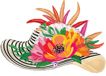 Fancy Derby Hat 32" Balloon