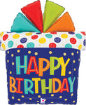Birthday Gift Smiley Face 27" Balloon