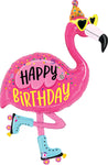 Flamingo Birthday 42" Balloon