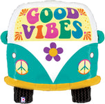 Groovy Good Vibes Bus 27" Balloon