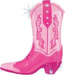 Pink Cowgirl Boot 29" Balloon