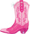 Pink Cowgirl Boot 29" Balloon