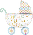 Pastel Baby Carriage 32" Balloon