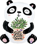 Get Well Soon Panda 30" Balloon