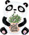 Get Well Soon Panda 30" Balloon
