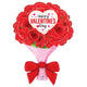 Valentine Wrapped Roses 32″ Balloon