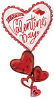 Special Delivery Satin Hearts 65″ Balloon