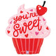 Youre Sweet Cupcake 30″ Balloon
