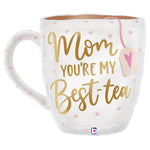 Satin Best-Tea Mom Mug 29" Foil Balloon