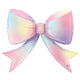 Multicolor Bow 41" Foil Balloon