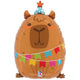 Party Capybara 23"  Foil Balloon