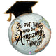 Amazing Things Graduation Globe 28" Foil Balloon