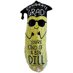 Big Dill Graduation Pickle 34" Foil Balloon