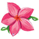 Linky Plumeria - Pink 39" Foil Balloon