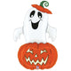 Vintage Ghost 34" Foil Balloon
