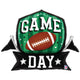 Game Day Crest  31" Foil Balloon