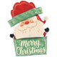 Timeless Christmas Santa 33" Foil Balloon