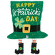 St. Pat's Top Hat 32" Foil Balloon