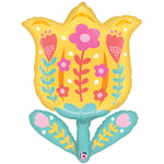Fun Folk Tulip 30" Foil Balloon