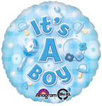 New Baby Boy 17" Balloon